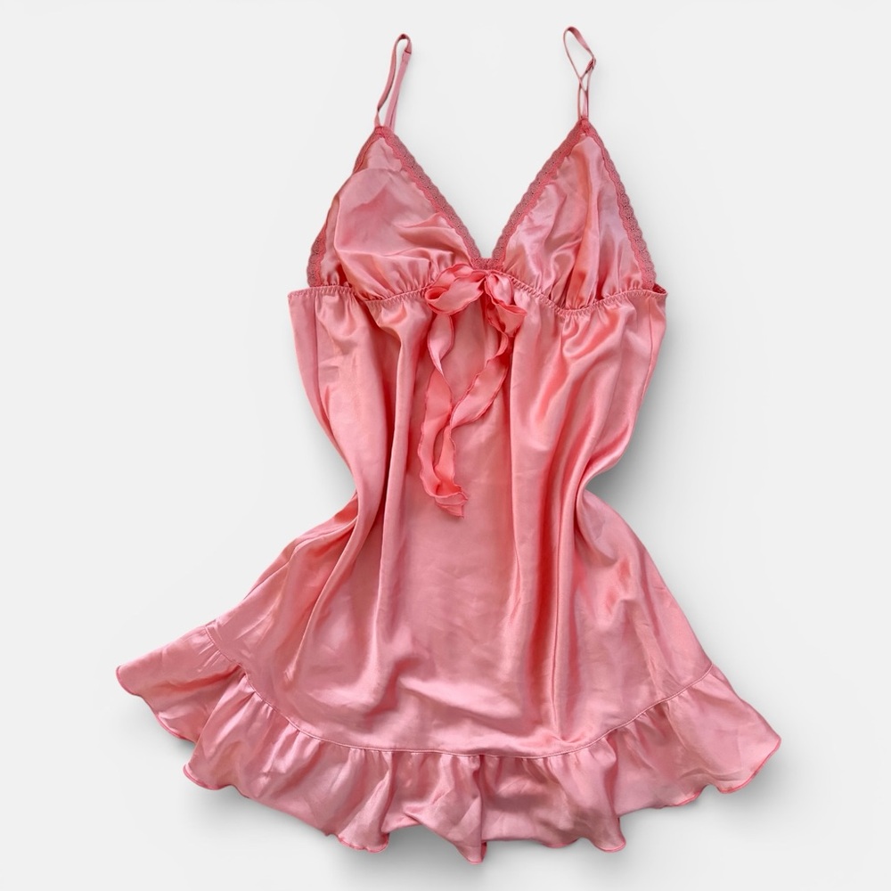 Vintage Victoria's Secret Angels Peach Slip Dress